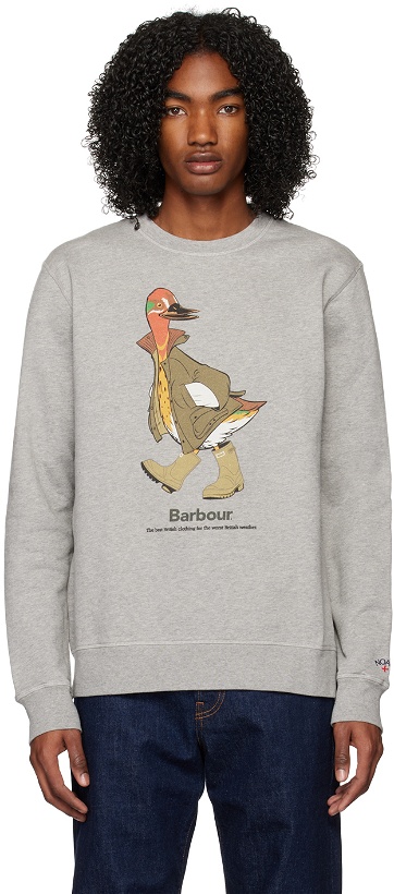 Photo: Barbour Gray Noah Edition Sweatshirt