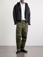 OrSlow - U.S. Army Fatigue Printed Straight-Leg Rip-Stop Cotton Trousers - Green