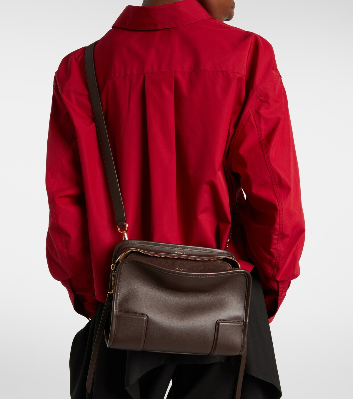 Loewe Amazona 180 Small leather top-handle bag