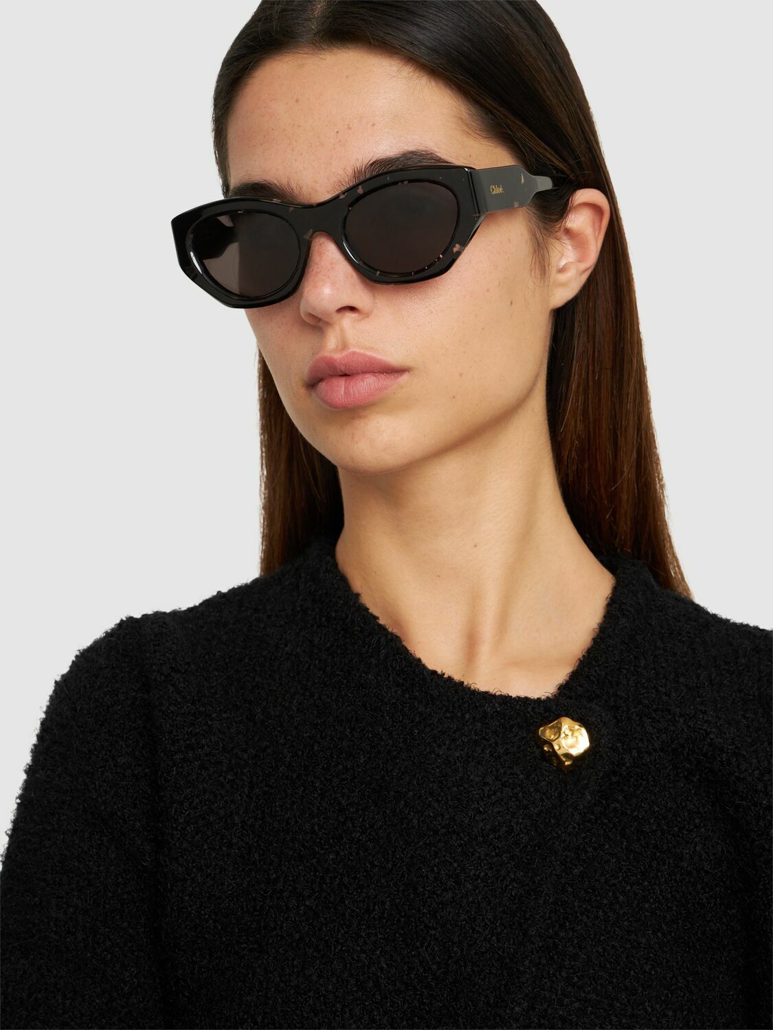 CHLOÉ Gayia Cat-eye Bio-acetate Sunglasses Chloe display picture 1