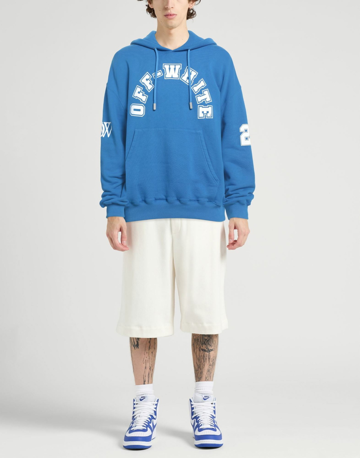 Off-white Mens Sweatshirt Azure