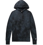 Todd Snyder Champion - Tie-Dyed Loopback Cotton-Jersey Hoodie - Black