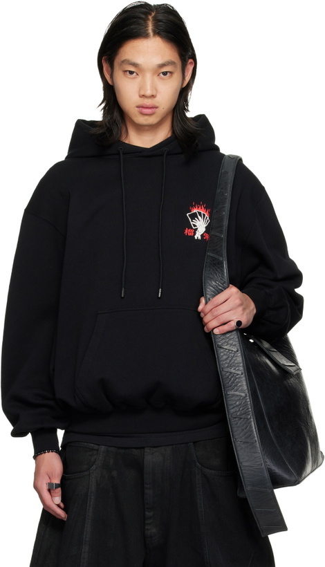 Photo: LU'U DAN Black Aftermath Hoodie