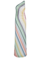 Missoni Zigzag Metallic-knit Maxi Dress Multicoloured