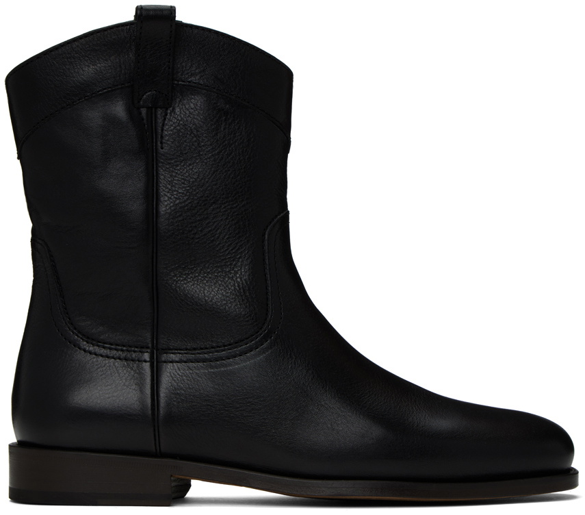 Lemaire Black Zipped Boots Lemaire