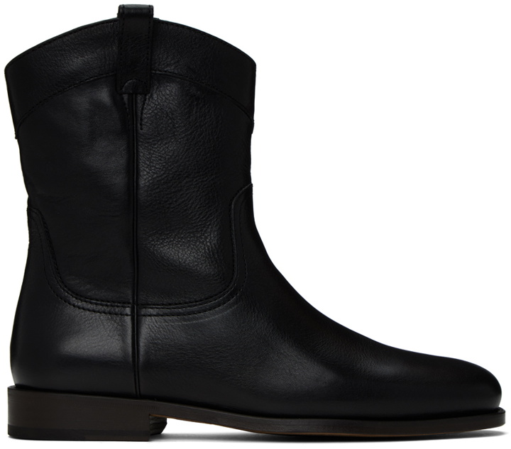 Photo: LEMAIRE Black New Western Chelsea Boots