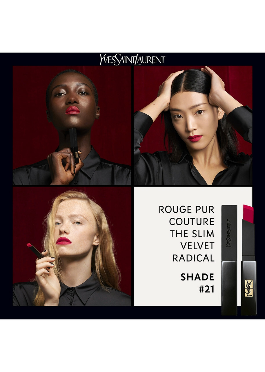 Yves Saint Laurent Rouge Pur Couture The Slim Velvet Radical Lipstick ...