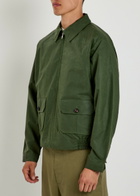 Bode Waxed Cotton Jacket Green