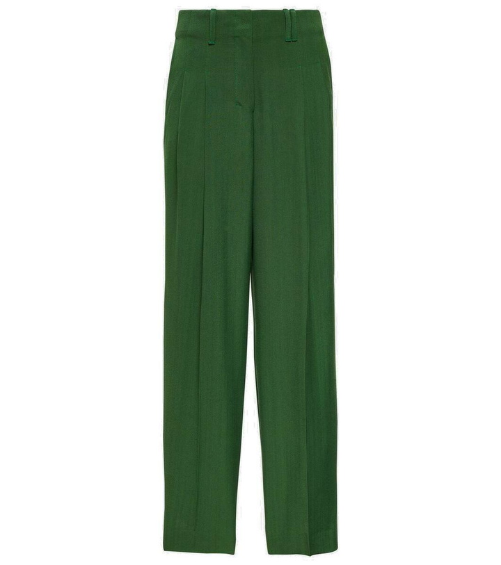 Photo: Jacquemus Le Pantalon Titolo high-rise wide-leg pants