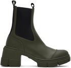 GANNI Khaki City Boots