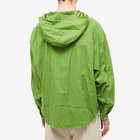 DIGAWEL Men's Check Hooded Overshirt in Green