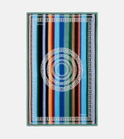 Versace Home Striped cotton terry towel