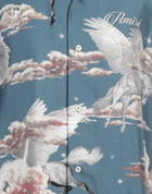 Amiri Mens Shirt in Slate blue