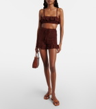 Anna Kosturova Crochet cotton bra top