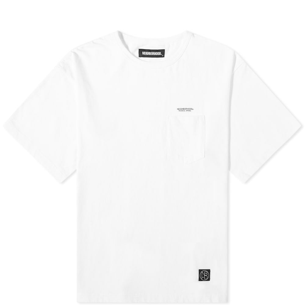 Neighborhood Men's Classic Pocket T-Shirt in White Neighborhood