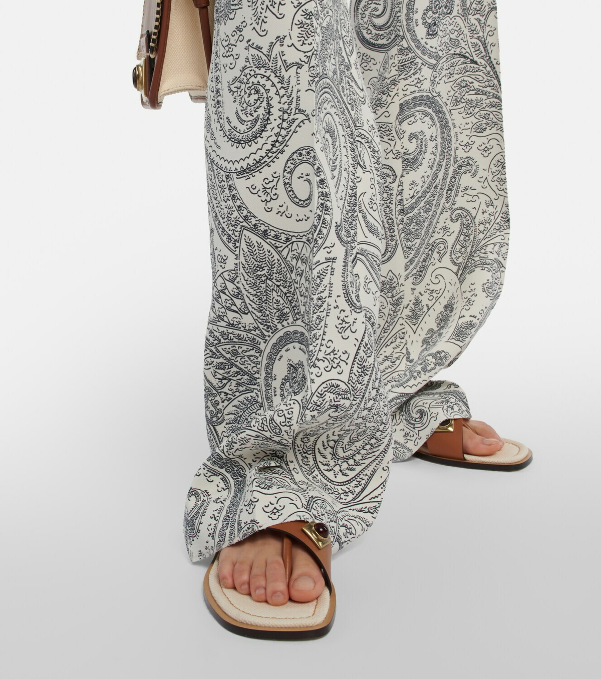 Etro - Paisley high-rise wide-leg pants Etro