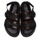 Tiger of Sweden Brown Croc Jordan Sandals