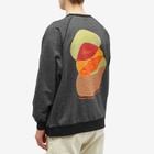 Nanga Men's Eco Hybrid Crew Sweat in Black