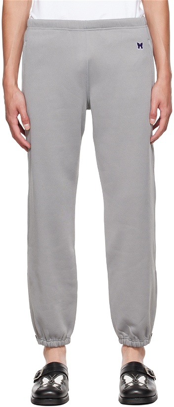Photo: NEEDLES Gray Zip Lounge Pants