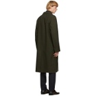 Maison Margiela Reversible Green Wool Coat