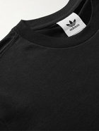 adidas Originals - Adicolor Essentials Logo-Embroidered Cotton-Jersey T-Shirt - Black