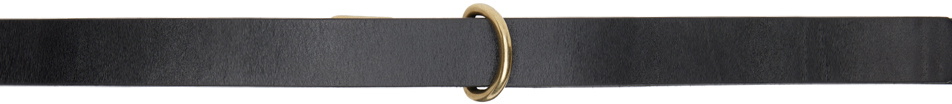 AURALEE Black Leather Belt