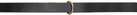 AURALEE Black Leather Belt