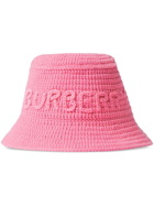 BURBERRY - Crochet Cotton Bucket Hat