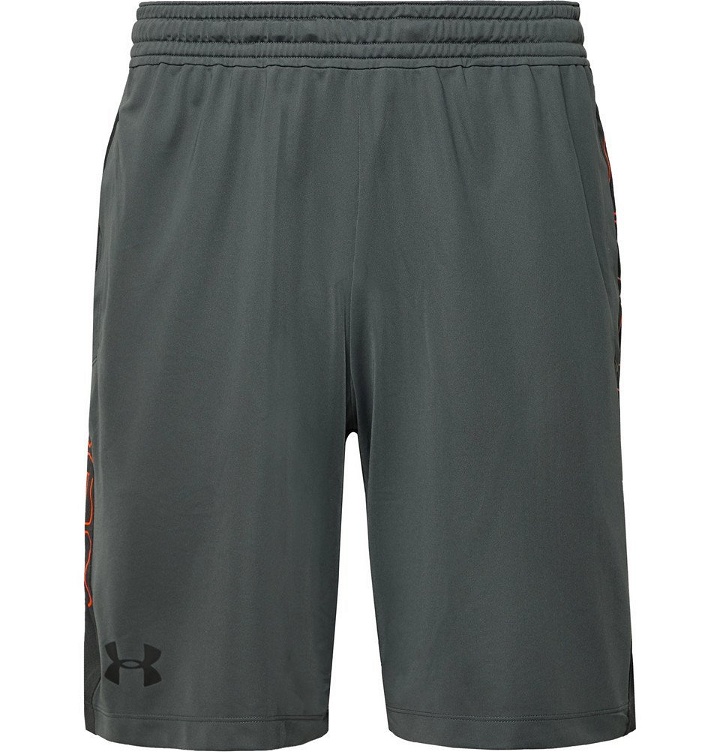 Photo: Under Armour - MK-1 Wordmark HeatGear Shorts - Men - Gray