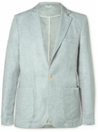 Oliver Spencer - Fairway Linen Suit Jacket - Blue
