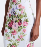 Montce Petal floral maxi dress