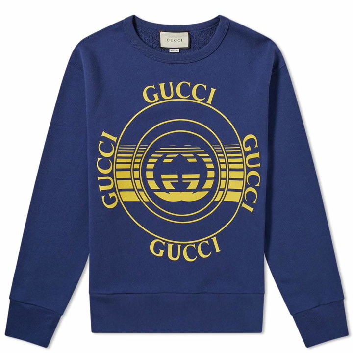 Photo: Gucci Record Print Crew Sweat