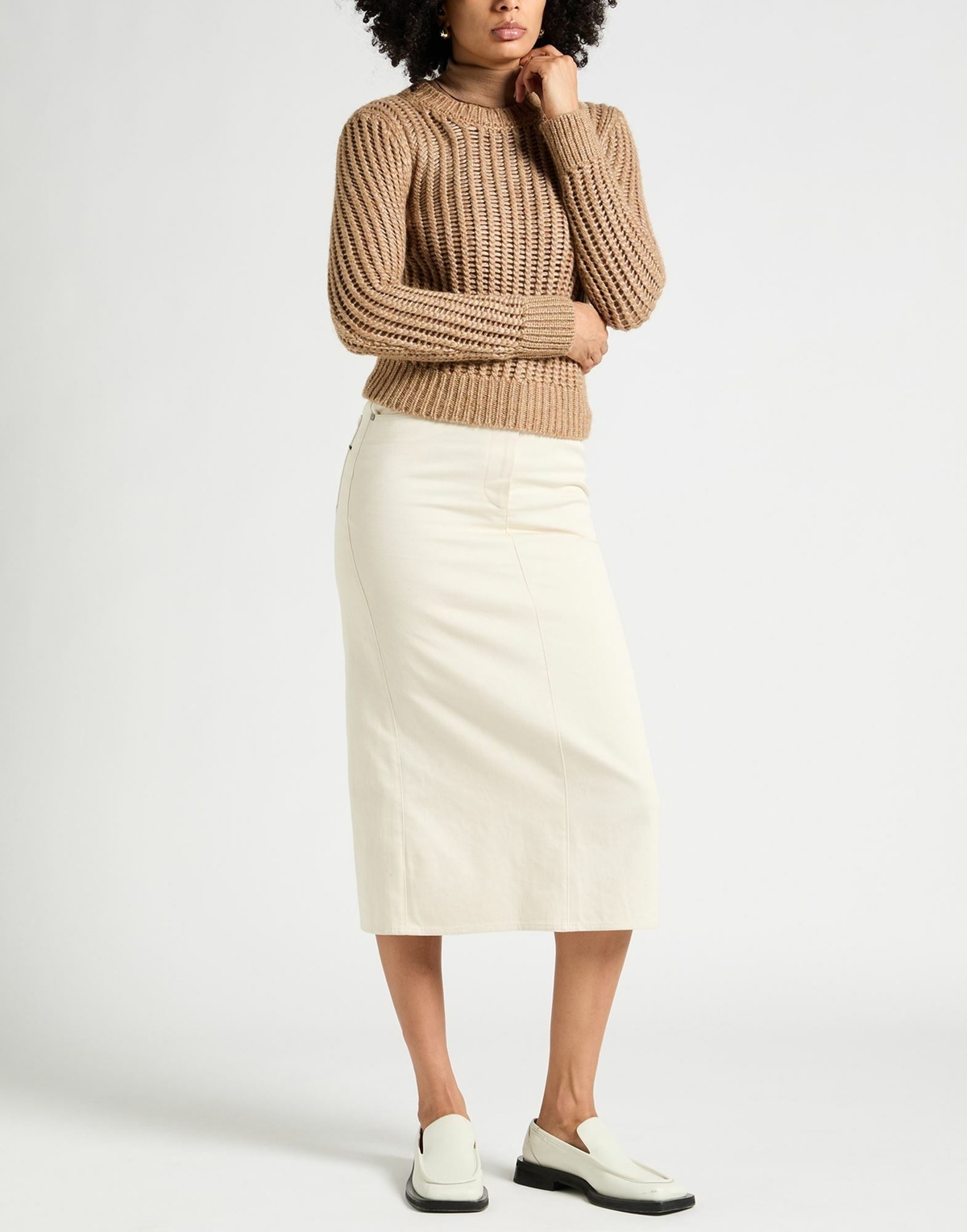 Peserico Womens Sweater Camel