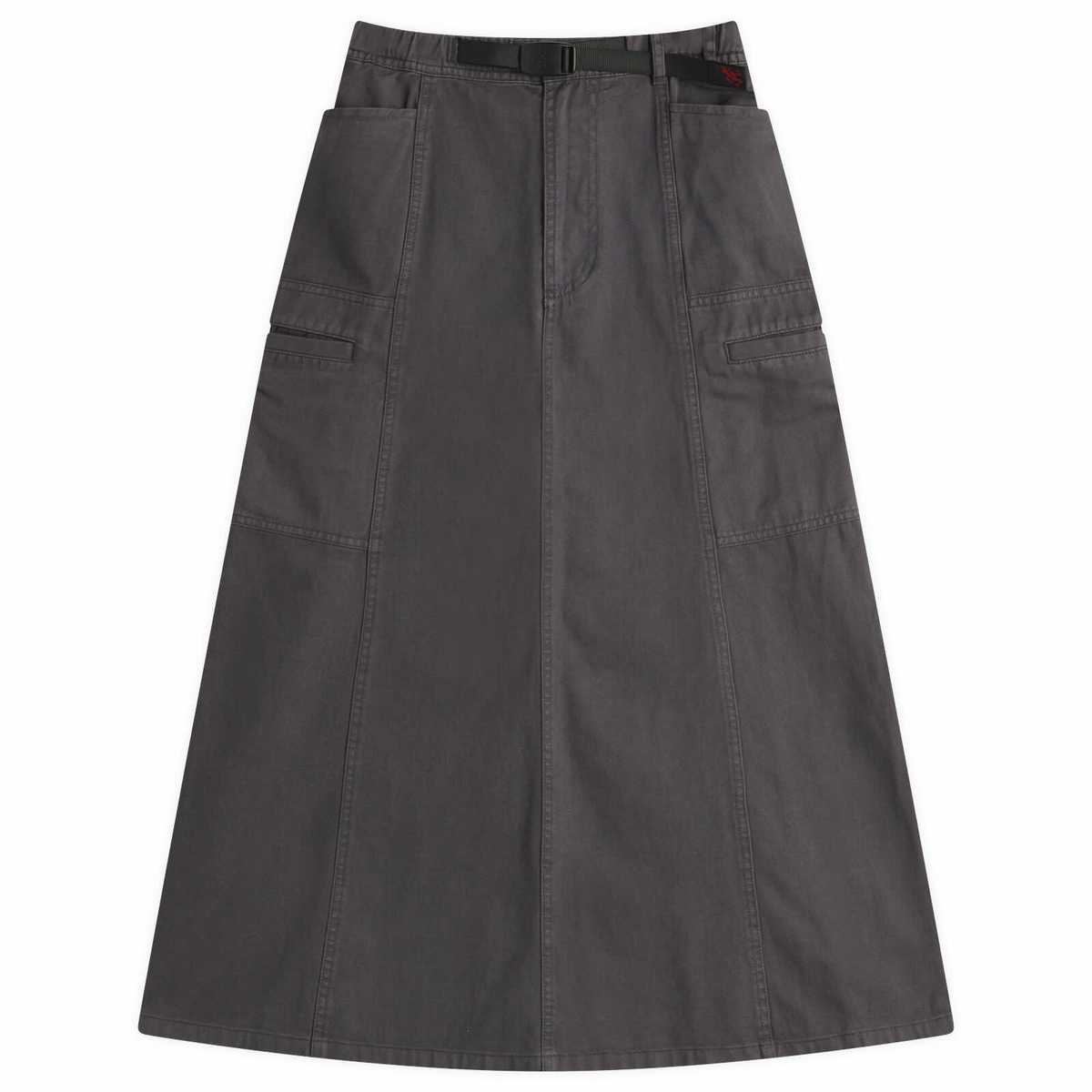 Gramicci Women's Voyager Midi Skirt in Fossil Grey Pigment