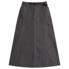 Gramicci Women's Voyager Midi Skirt in Fossil Grey Pigment