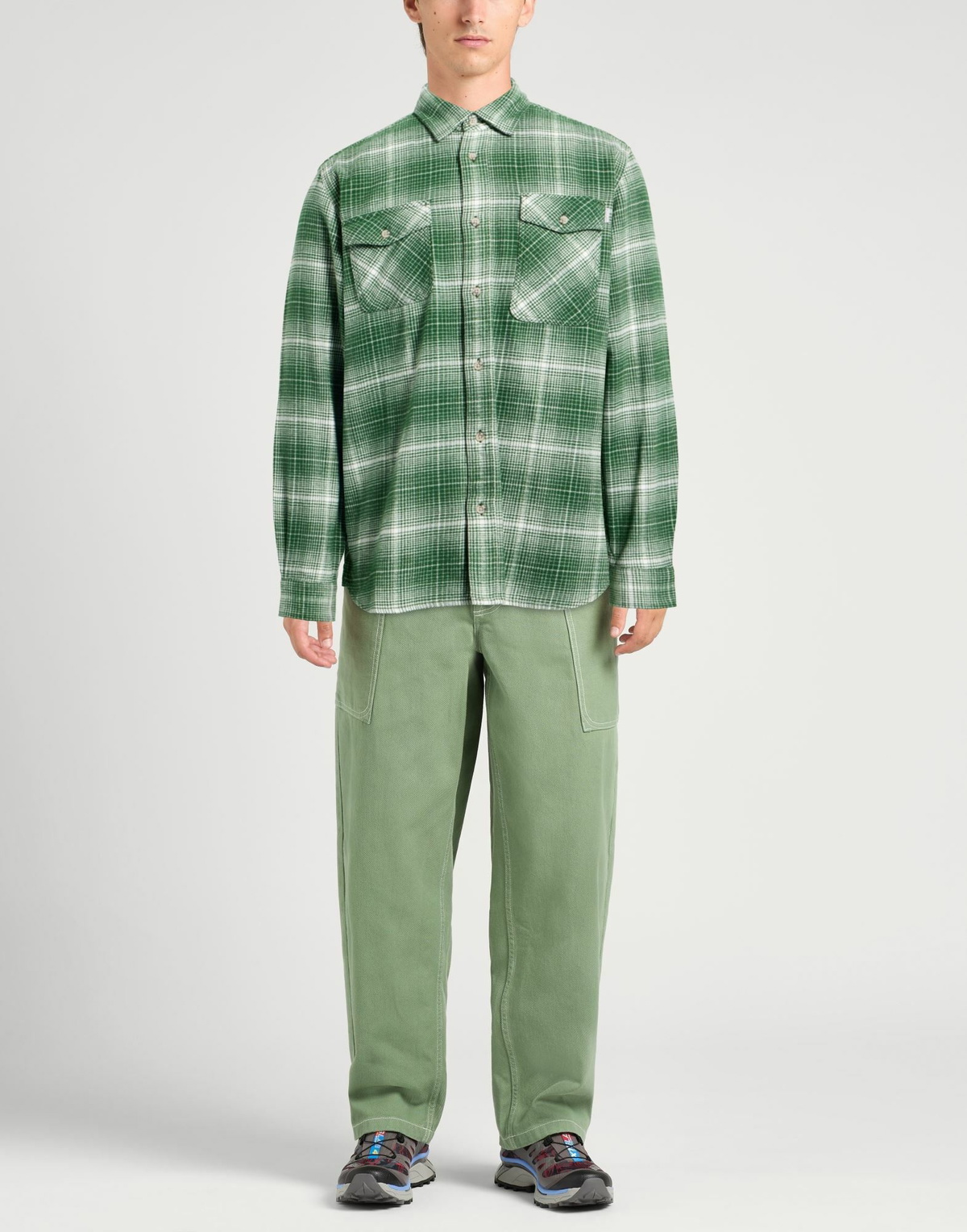 Woolrich Mens Shirt in Green