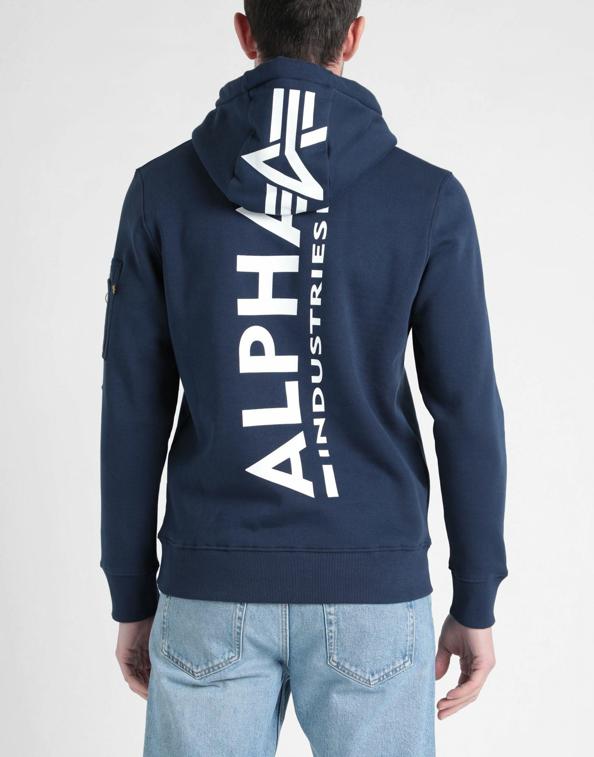 Alpha Industries Mens Sweatshirt in Blue