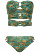 REINA OLGA Cage Strapless Bikini with Rings