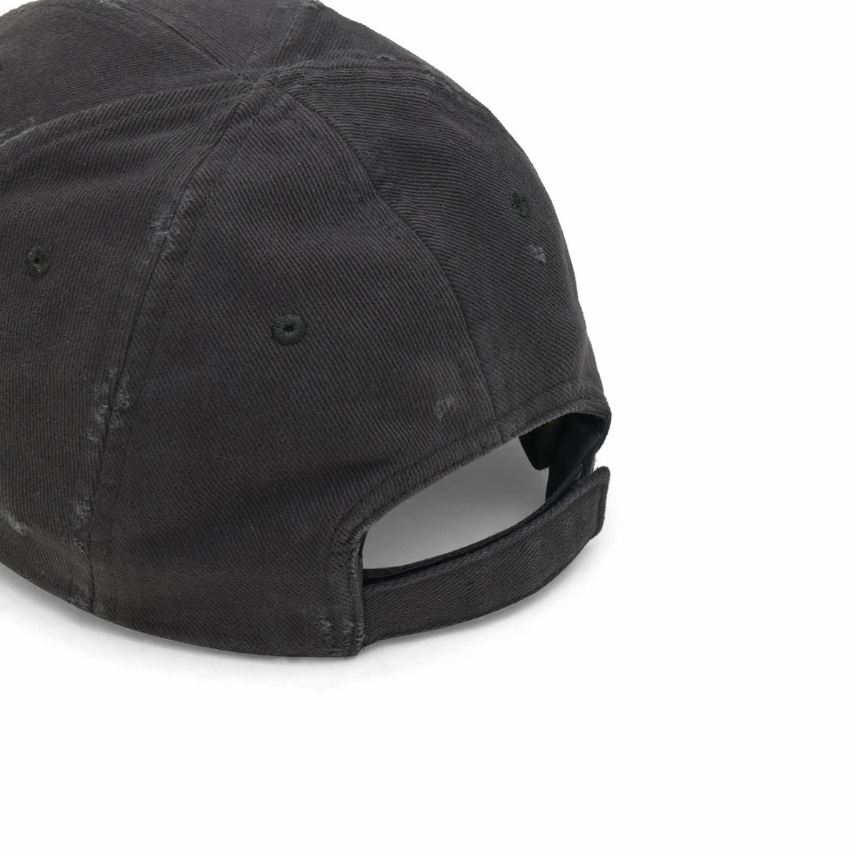 Balenciaga Men's Logo Cap in Black