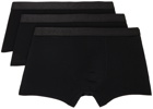 CDLP Three-Pack Black Trunk Boxers