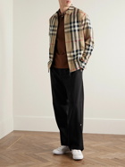 Burberry - Checked Cotton-Gabardine Jacket - Neutrals