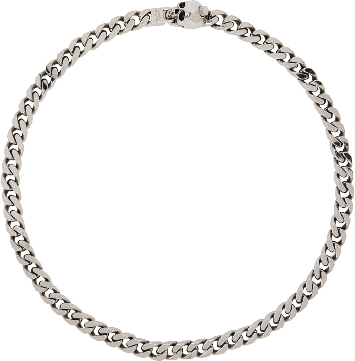 Photo: Alexander McQueen Silver Curb Chain Necklace