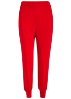 Stella Mccartney Tapered Sweatpants Red