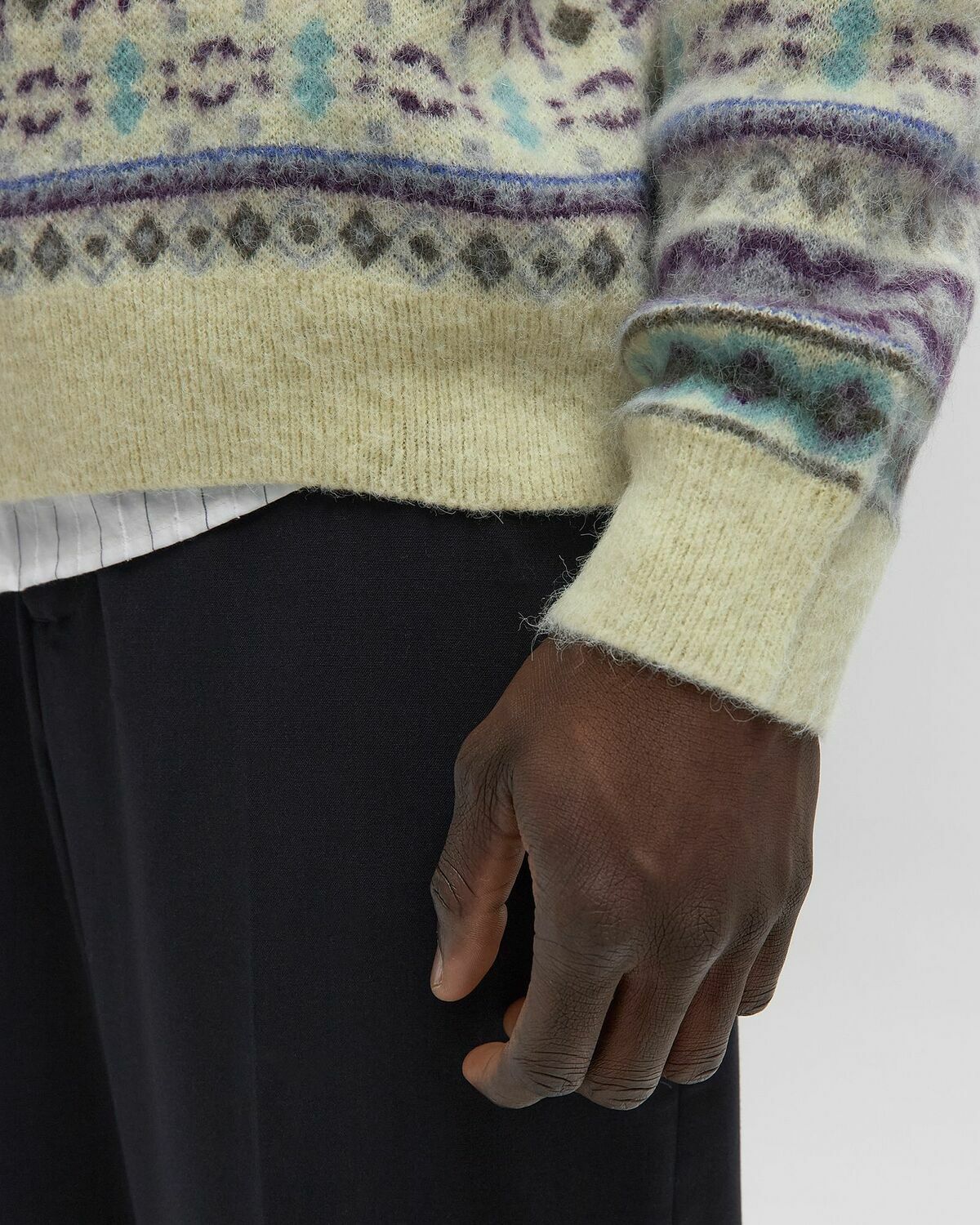 Thisisneverthat Fair Isle Knit Sweater Multi-color Mens Pullover