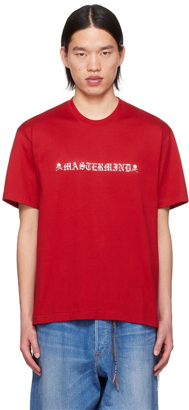 Photo: mastermind JAPAN Red Reflective Skull T-Shirt