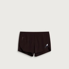 SOAR Women's Split Shorts in Burgundy