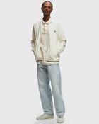 Fred Perry Towelling Track Jacket White - Mens - Track Jackets