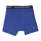 Polo Ralph Lauren Three-Pack Pink and Blue Boxer Briefs