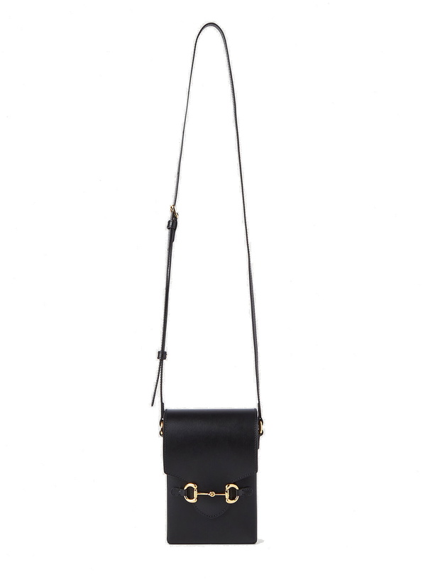 Photo: Horsebit 1955 Mini Crossbody Bag in Black