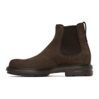 Ermenegildo Zegna Brown Verona Chelsea Boots